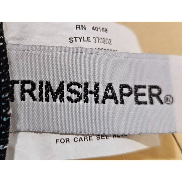 TrimShaper Woman Size 12 One Piece Slimming Swim Suit Ruched Tummy Control - Picture 4 of 6